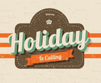Retro Typography Vector Design