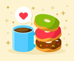 Donuts Vector Illustration