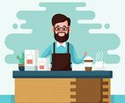Barista Illustration