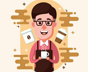 Barista Illustration