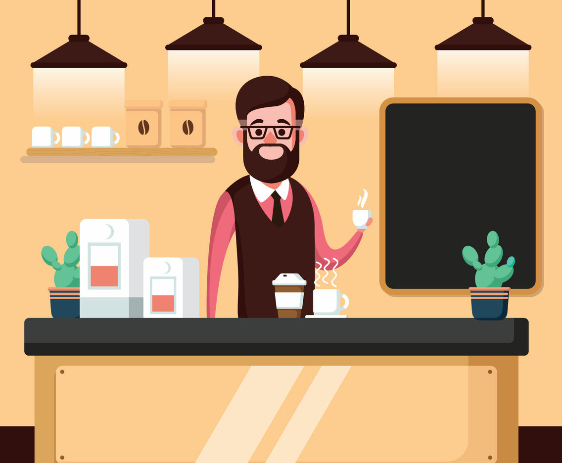Barista Illustration