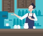 Barista Illustration