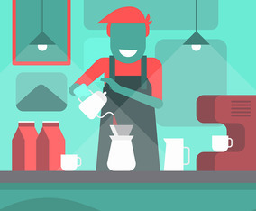 Barista Illustration