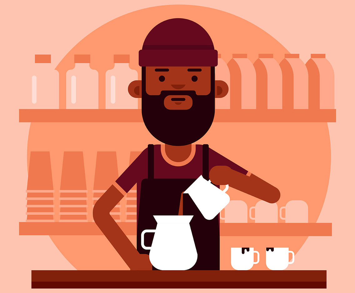 Barista Illustration