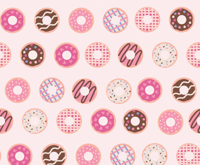 Pinky Donut Pattern