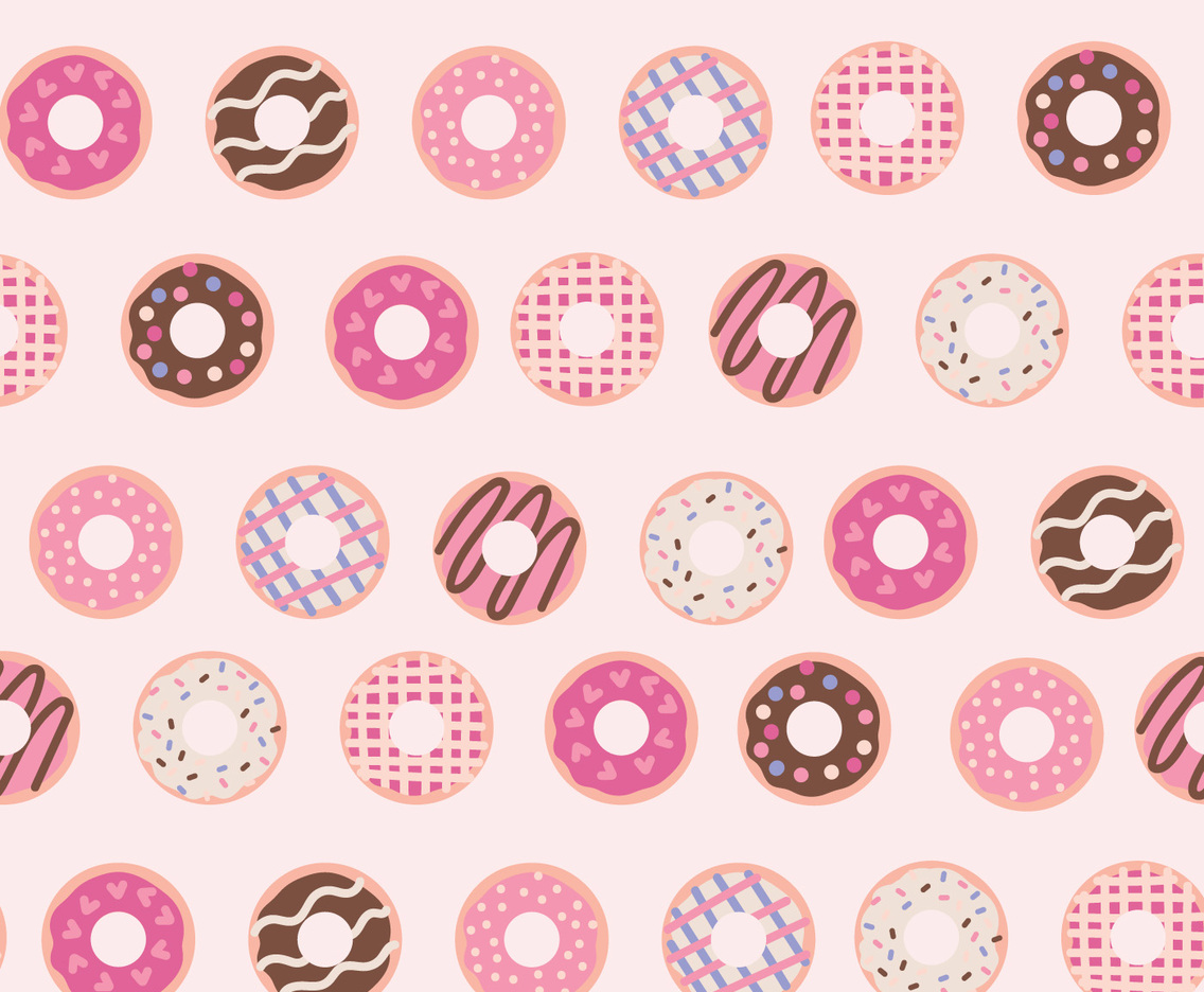 Pinky Donut Pattern
