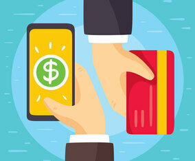 Mobile Payment Concept Vector