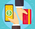 Mobile Payment Concept Vector