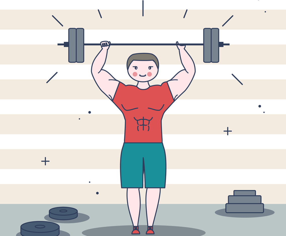 Bodybuilder Vector