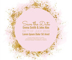 Vector Save the Date Card
