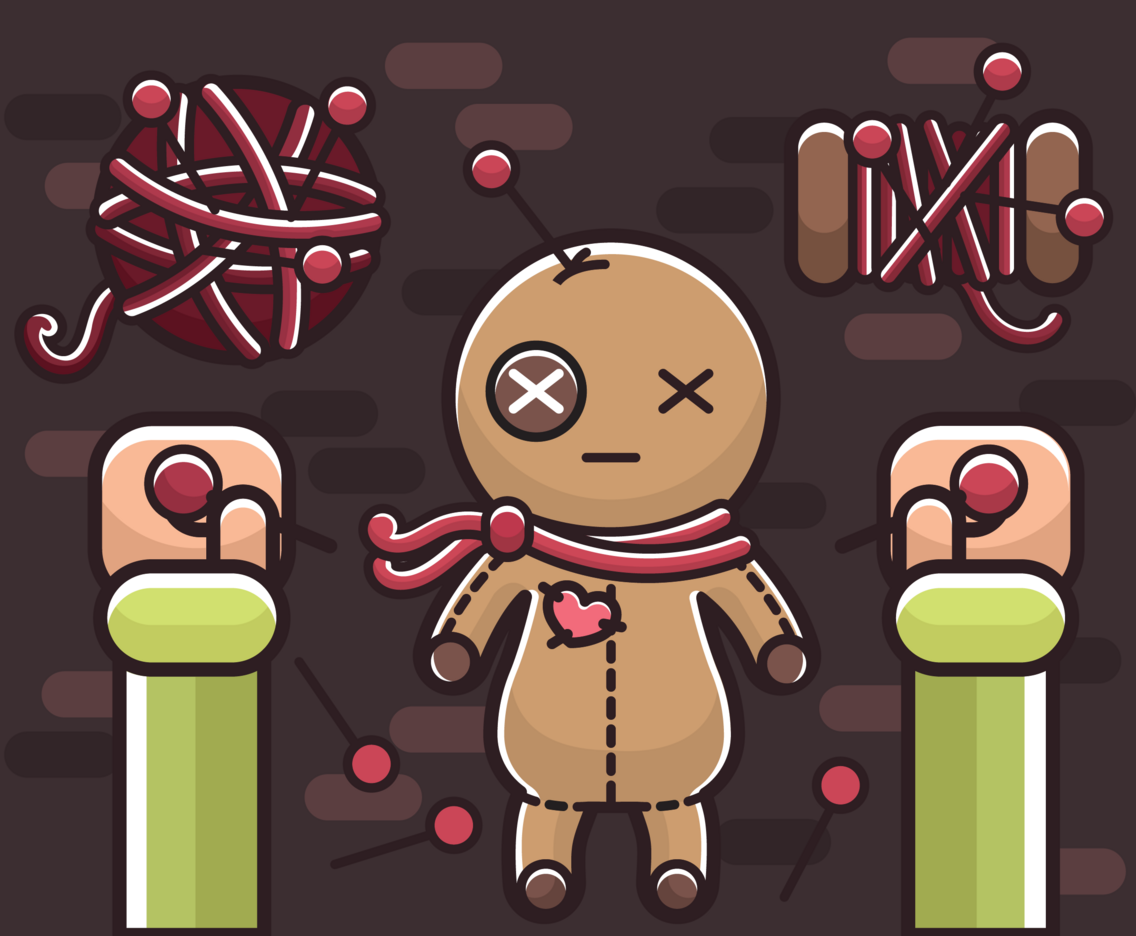 Voodoo Doll Vector