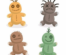 Voodoo Doll Collection Vector