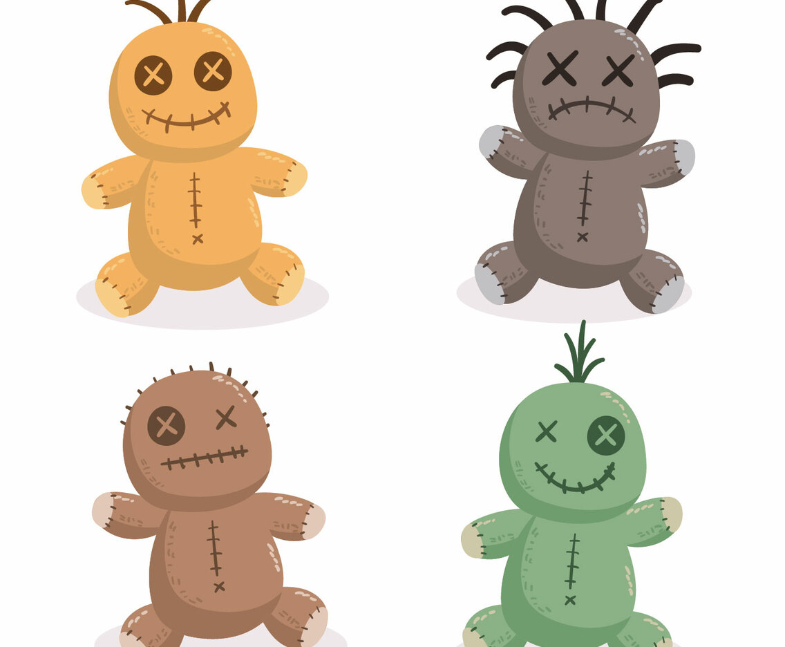 Voodoo Doll Collection Vector