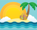 Summer Beach Papercraft