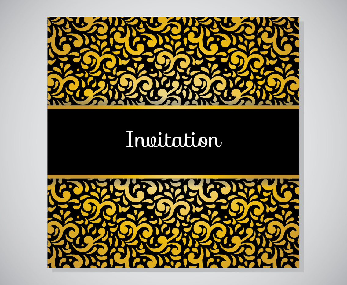 Elegant Abstract Decorative Invitation