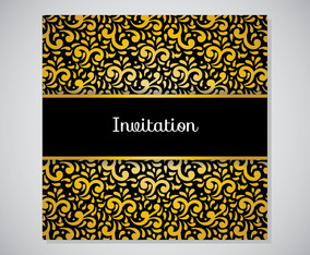 Elegant Abstract Decorative Invitation