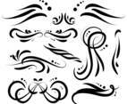 Hand Drawn Decorative Ornamental Elements