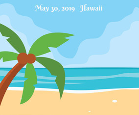 Beach Wedding Invitation