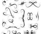 Hand Drawn Decorative Ornamental Elements