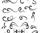 Hand Drawn Decorative Ornamental Elements