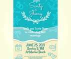 Beach Wedding Invitation