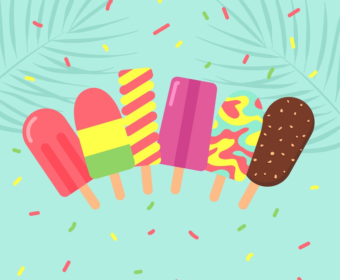 Popsicles Vector