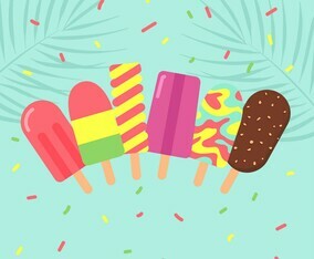 Popsicles Vector