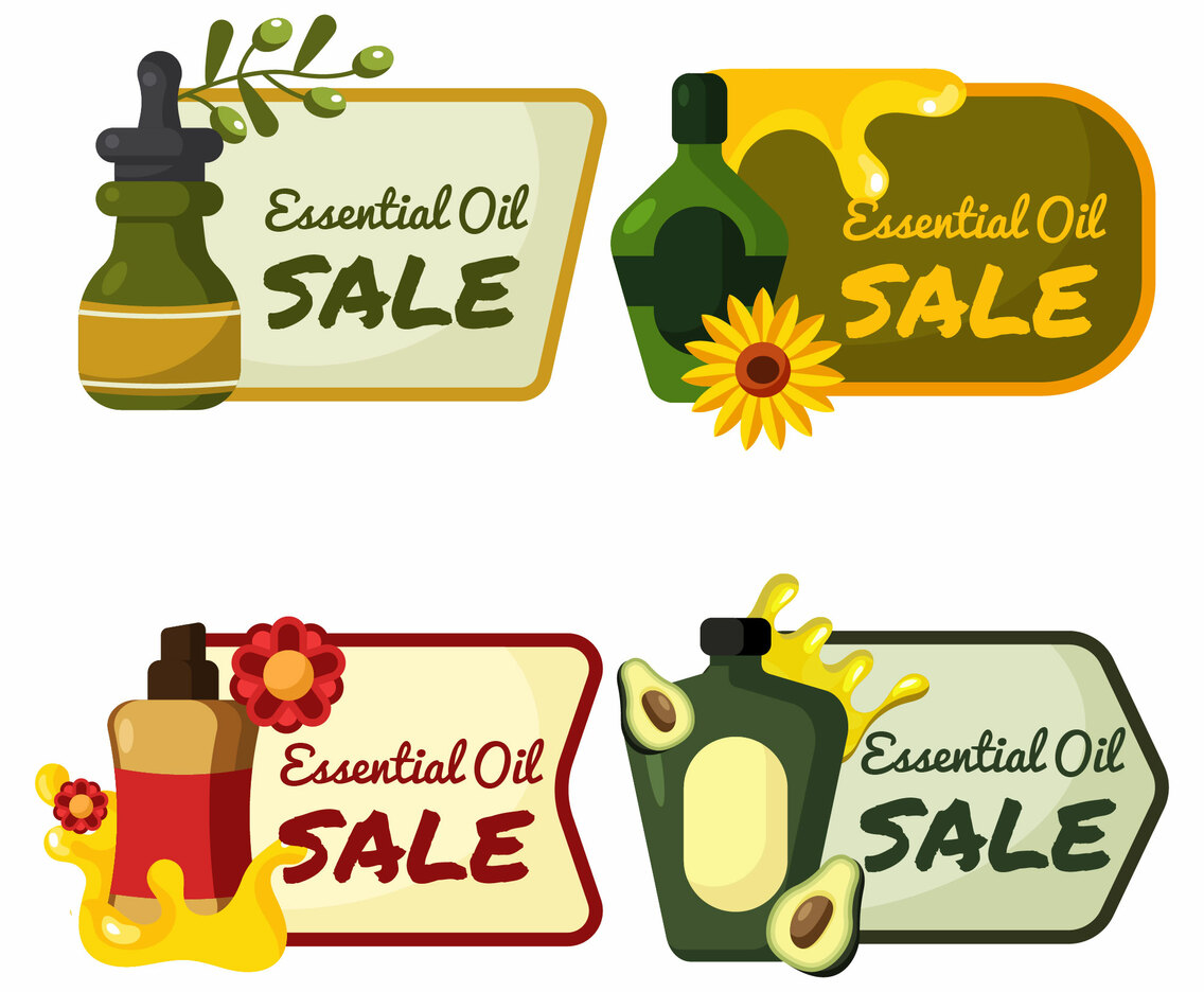 Essential Oils Sale Labels