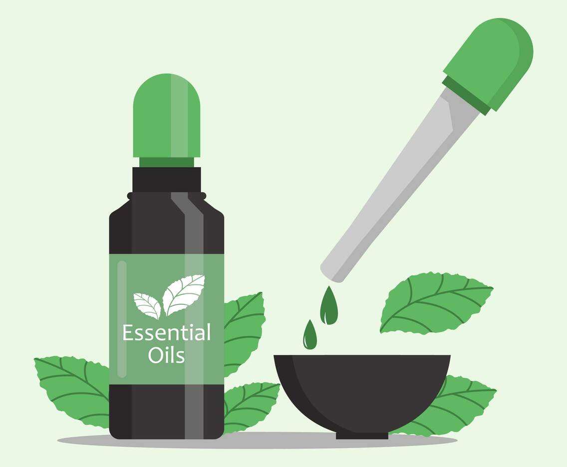 Essential Oils Sale Illustration