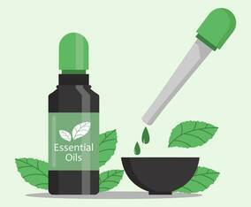Essential Oils Sale Illustration