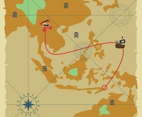 Ancient Map Illustration