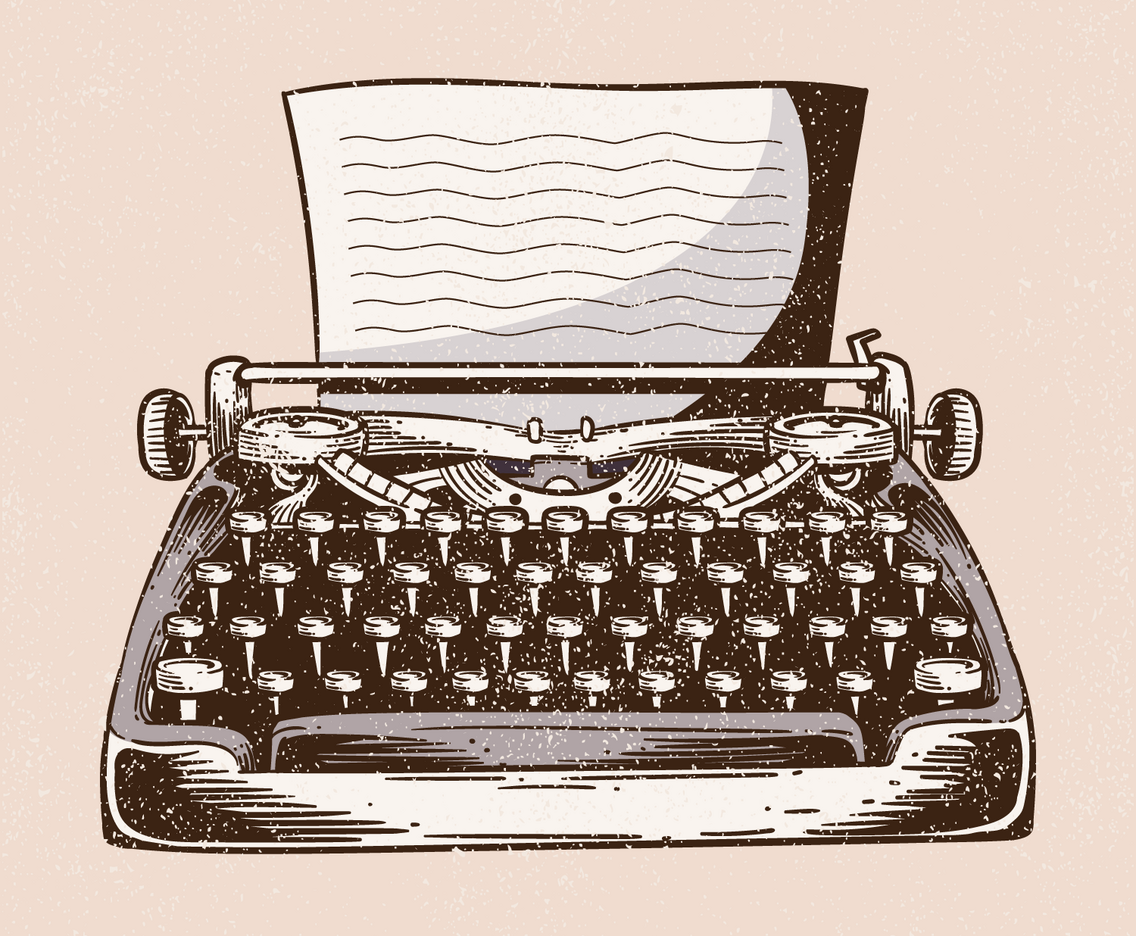 Typewriter Illustration