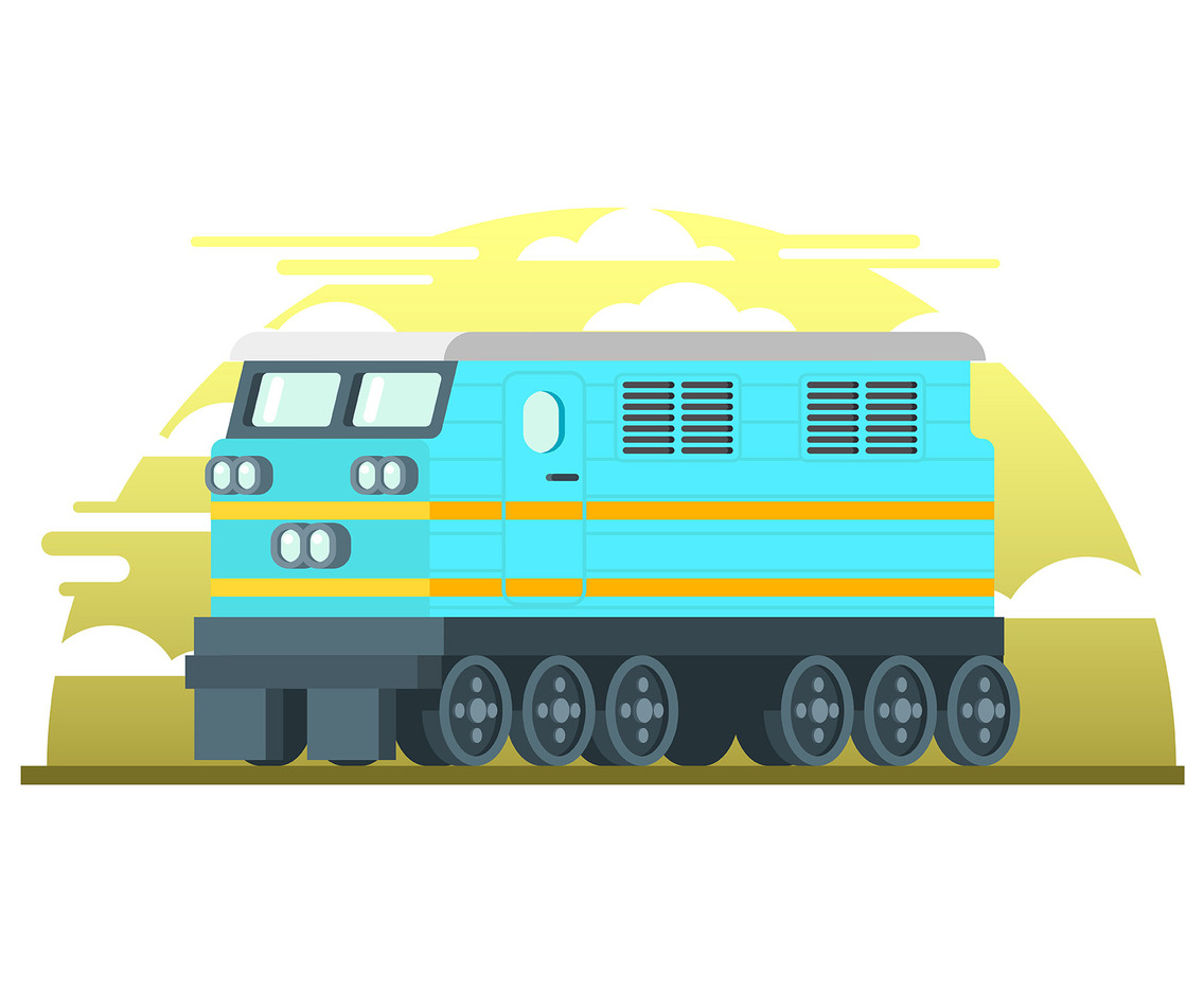 Locomotive Illustration