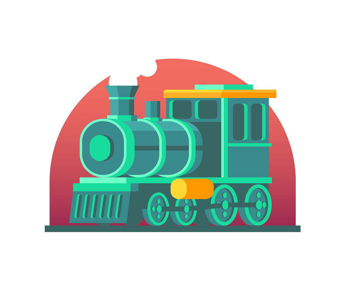 Locomotive Illustration