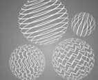Spheres Wireframe Elements