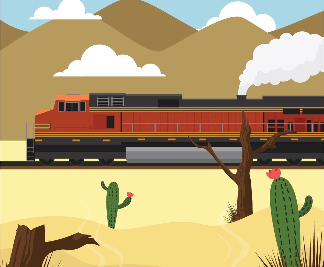 Locomotive Illustration