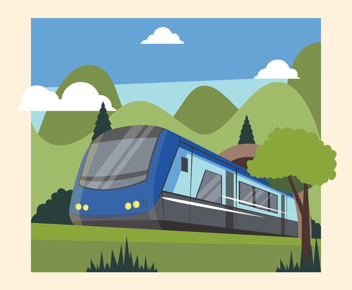 Locomotive Illustration