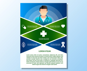 Brochure For Medical And Health Care Concept Templates