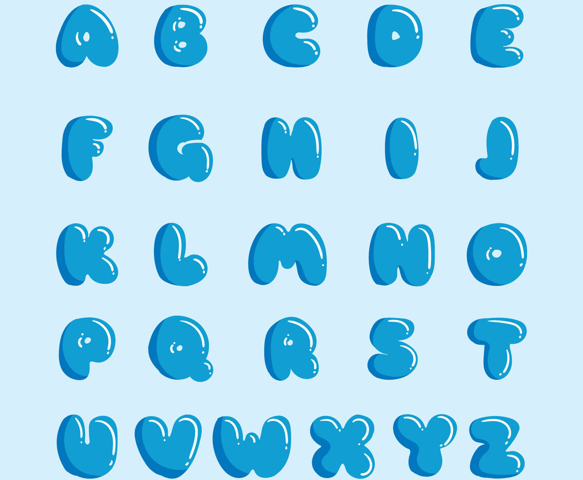Water Alphabet