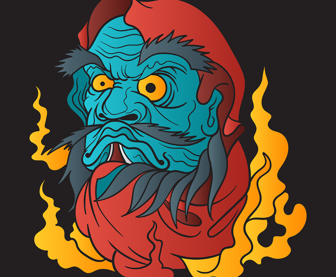 Japanese Tattoo Vector Illustration