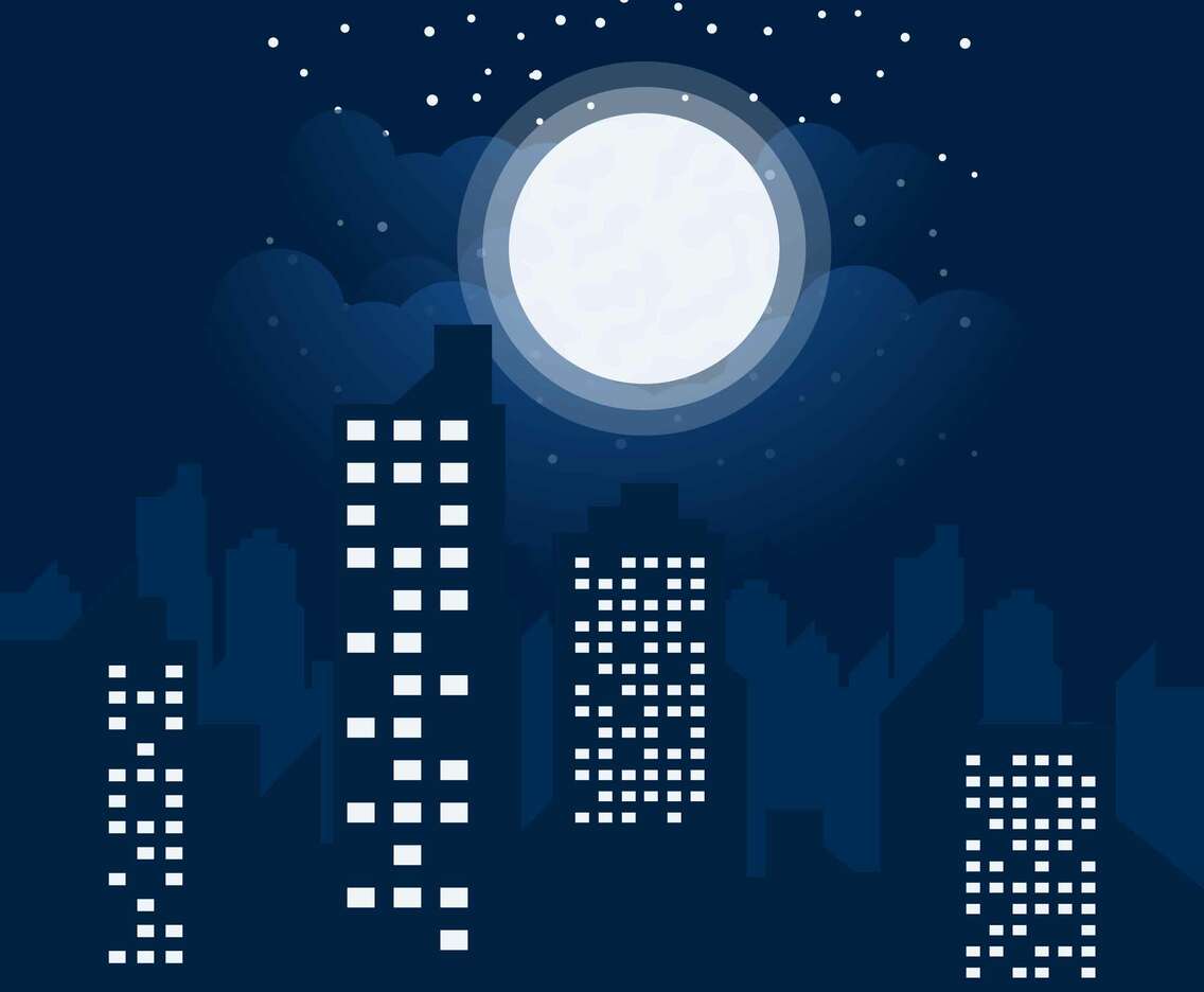 Moon Space Scape Background