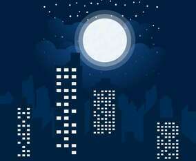 Moon Space Scape Background