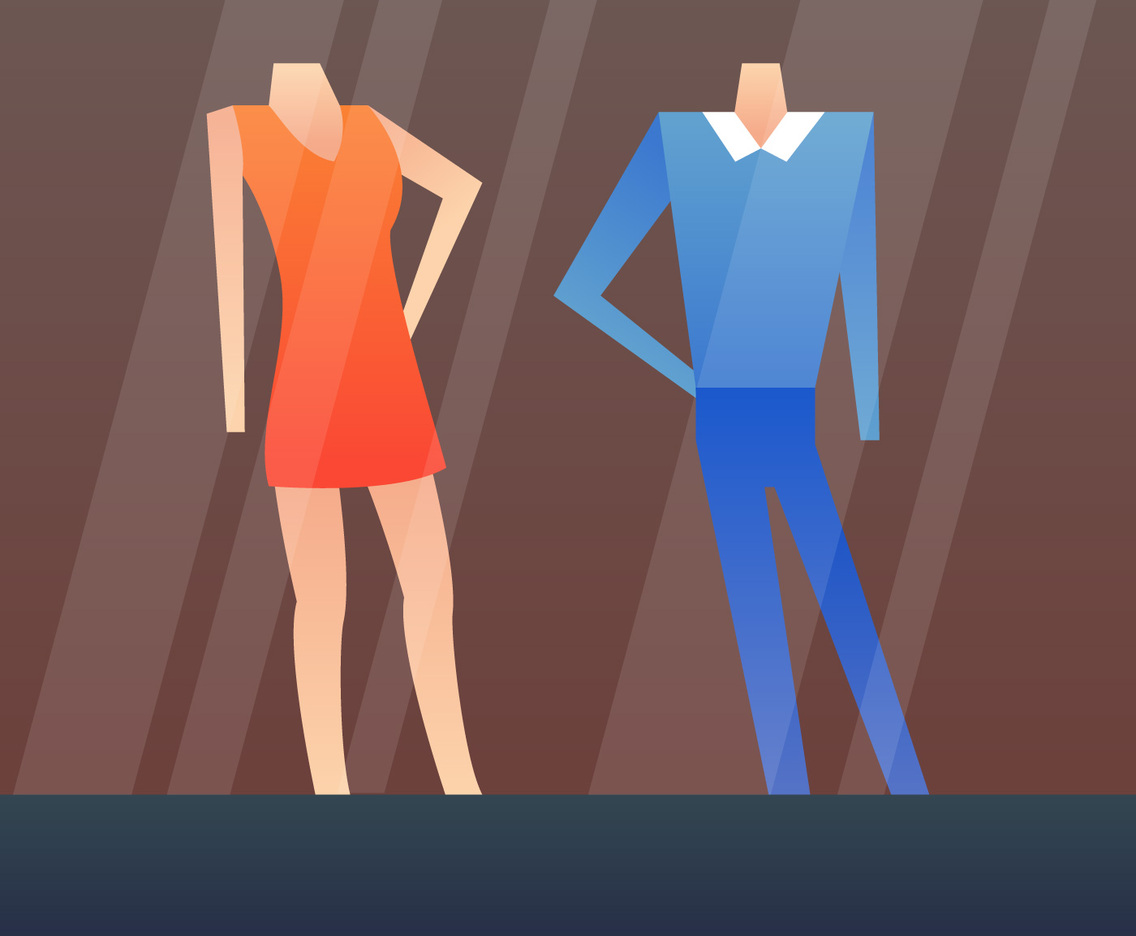 Unique Posed Mannequin Vectors