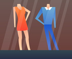 Unique Posed Mannequin Vectors