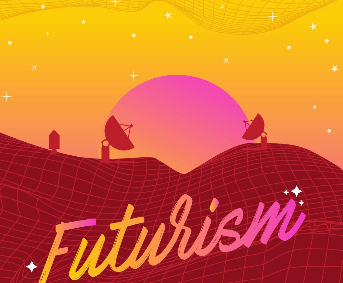 Futurism City Vector