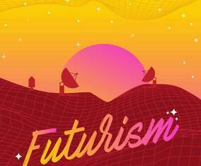 Futurism City Vector