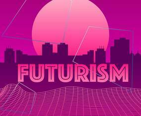 Futurism City Vector