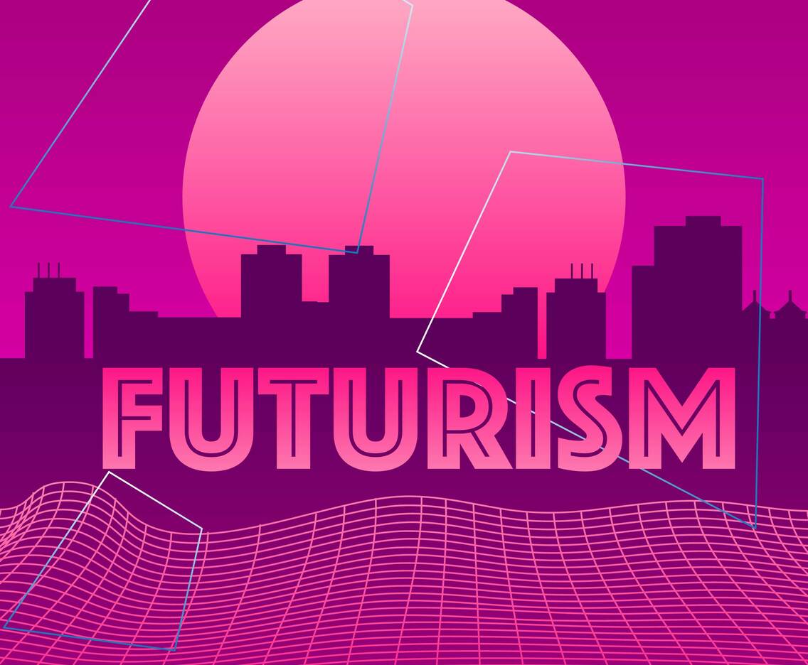 Futurism City Vector