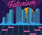 Futurism City Vector