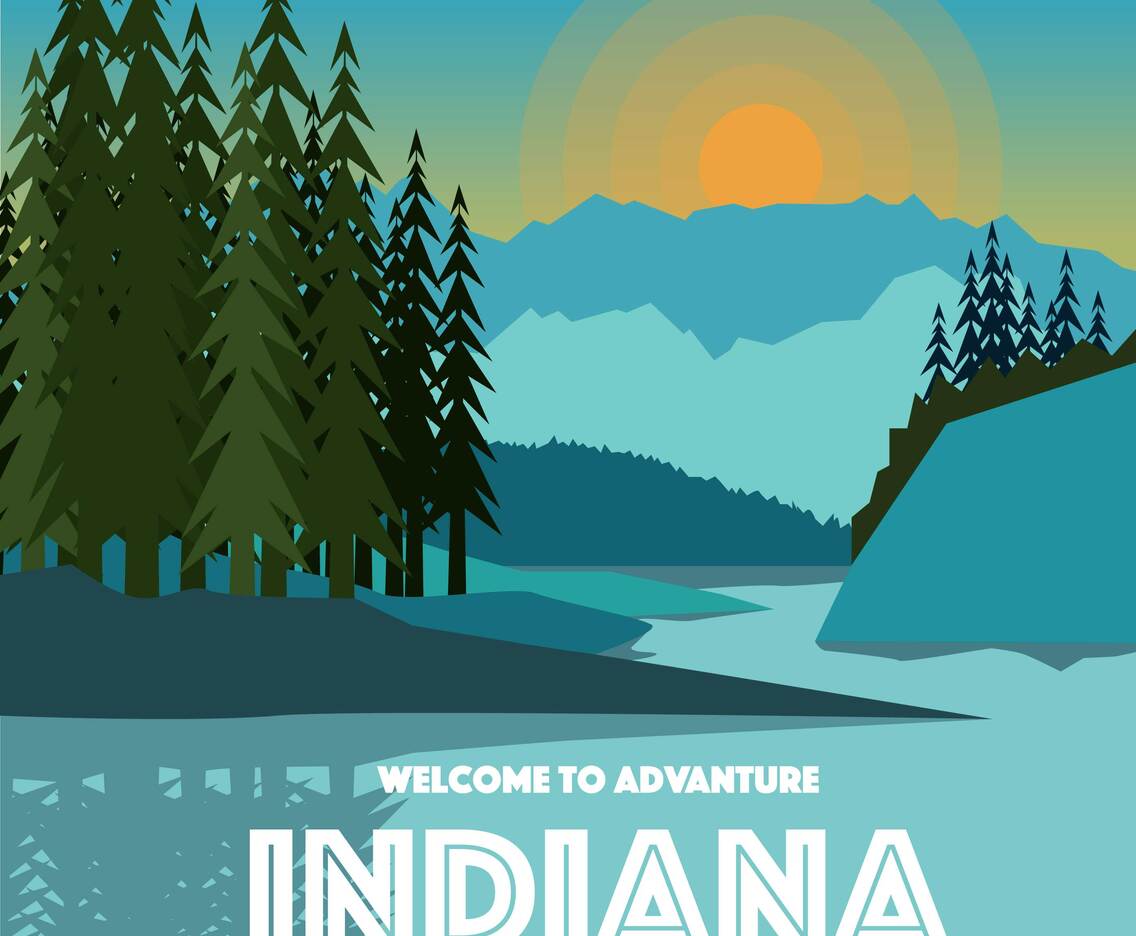 National Park Illustration